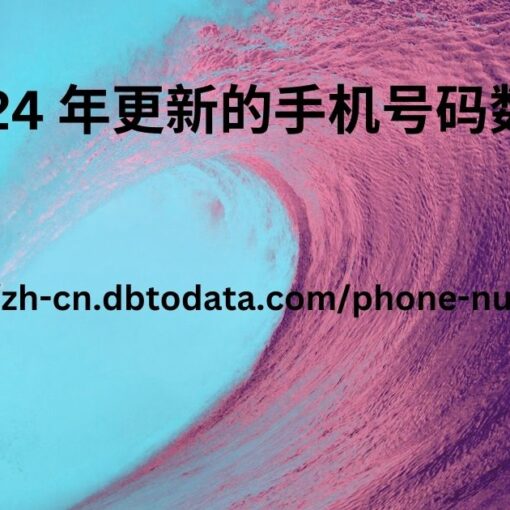 2024 年更新的手机号码数据